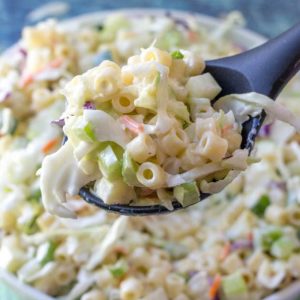 pasta macaroni coleslaw