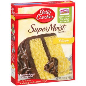 betty crocker super moist yellow