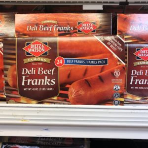 dietz & watson deli beef franks