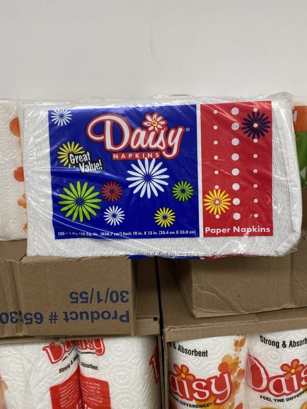  - Sunshine Supermarkets - Food Market - Daisy 150 napkins