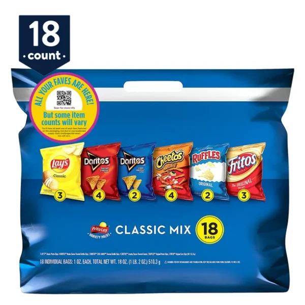  - Sunshine Supermarkets - Food Market - Frito Lay's Variety Pack 18 Ct.