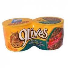 9-Lives 4 Pack Cat Food