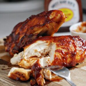 D.W. BBQ chicken