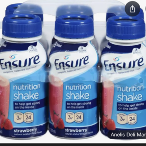 Ensure Original Nutrition Shake Strawberry 6 Pack 8 fl oz
