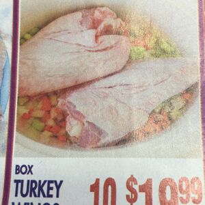 hen turkey wings 1 lb