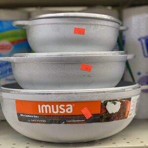 I musa 3 piece cast aluminum pots