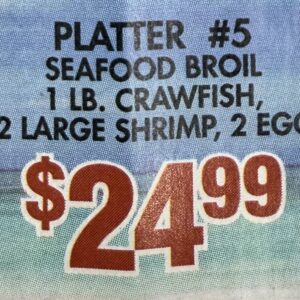 Seafood platter #5