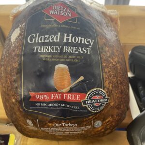 Dietz and Watson glazed honey turkey breast