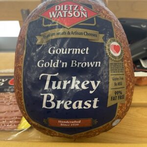 Dietz and Watson gourmet golden brown turkey breast