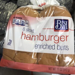 Best yet eight slice hamburger buns (2)3.00
