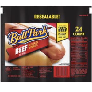 Ballpark, 3 pound hotdogs