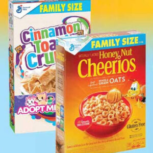 General Mills Family Size Cereals (3)