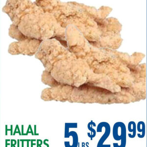 Halal Fritters 5 Lbs.