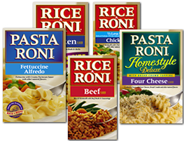 Rice A Roni or Pasta Roni 6 9