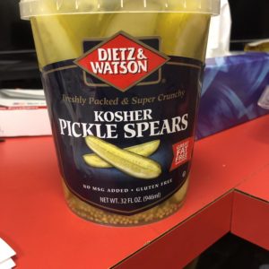 dietz & watson kosher pickle spears
