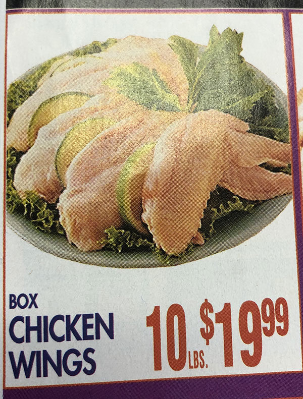 box chicken wings - Sunshine Supermarkets - Food Market - 10 lb box chicken wings