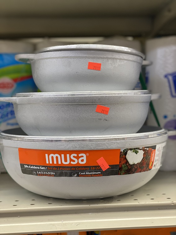  - Sunshine Supermarkets - Food Market - I musa 3 piece cast aluminum pots