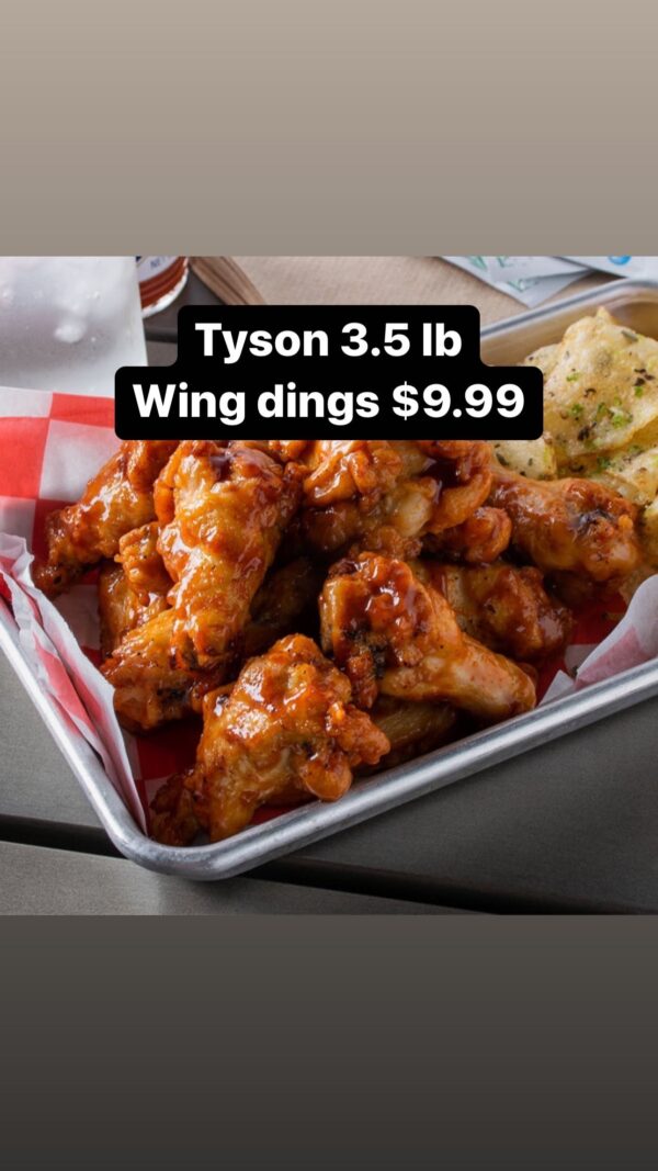  - Sunshine Supermarkets - Food Market - Tyson 3.5 lb wing dings