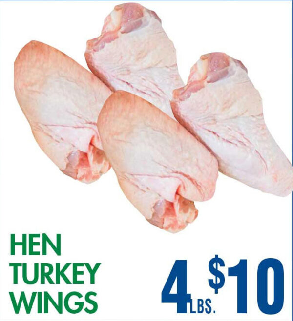  - Sunshine Supermarkets - Food Market - Hen Turkey Wings 4 Lbs.