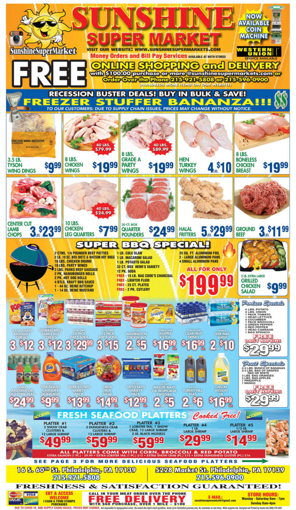  - Sunshine Supermarkets - Food Market - Current Flyer