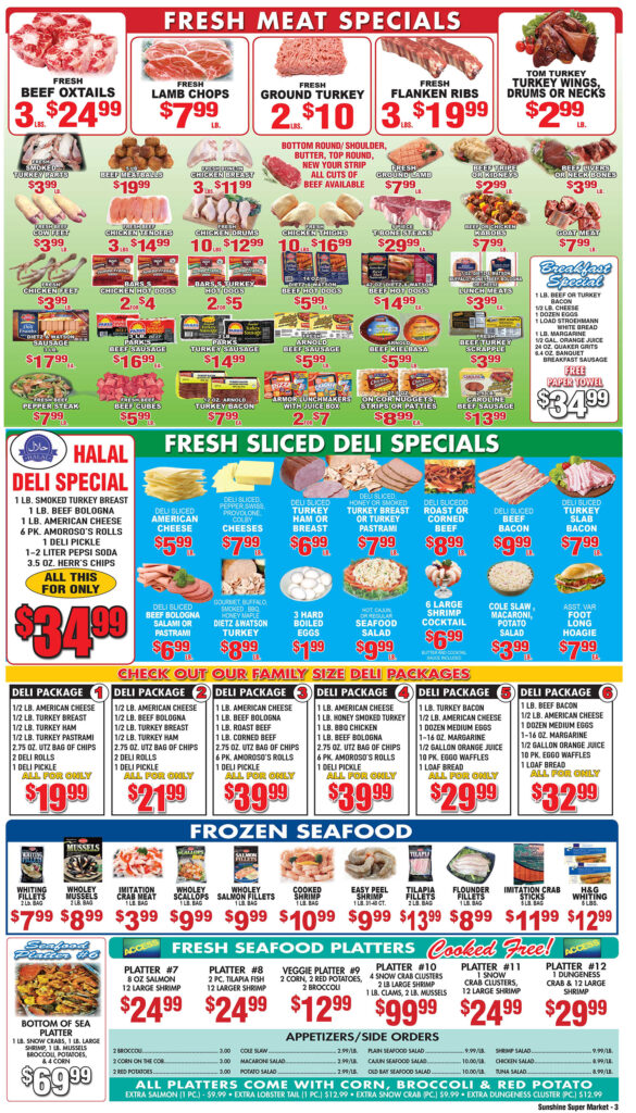  - Sunshine Supermarkets - Food Market - Current Flyer